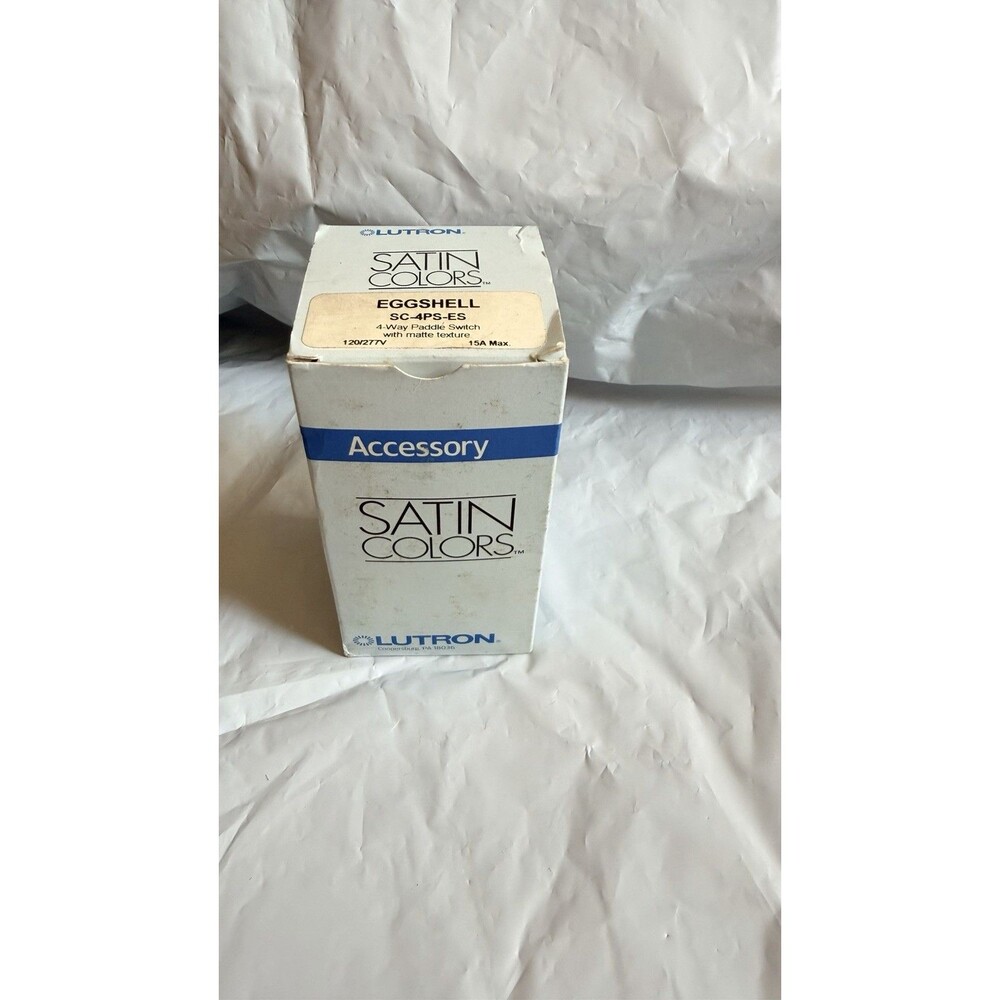 Lutron SC-4PS-ES Satin Colors 4-Way Paddle Switch Eggshell 15A 120/277V